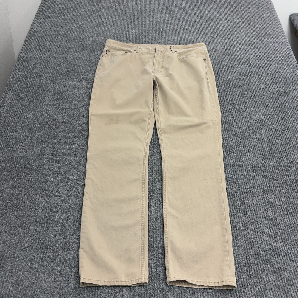 Polo Ralph Lauren Pants Mens 36x30 Tan Cotton Stretch Chinos Straight Preppy
